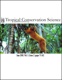 Tropical Conservation Science (2008) Vol. 1, Issue 2 Cover
