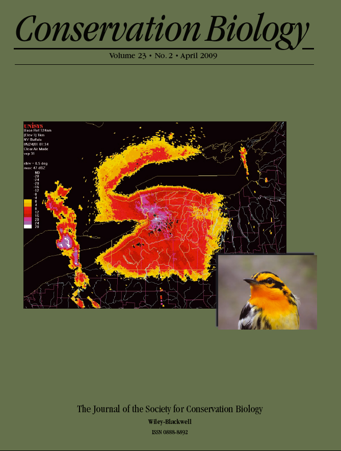 Conservation Biology (2009) Vol. 23, No. 2 Cover